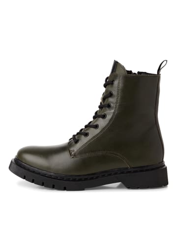 Tamaris Schnürstiefeletten in Oliv