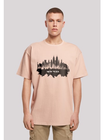 F4NT4STIC T-Shirt Cities Collection - New York skyline in amber