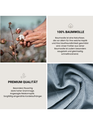 Schiesser 4er-Set: Handtücher Turin in Hellblau