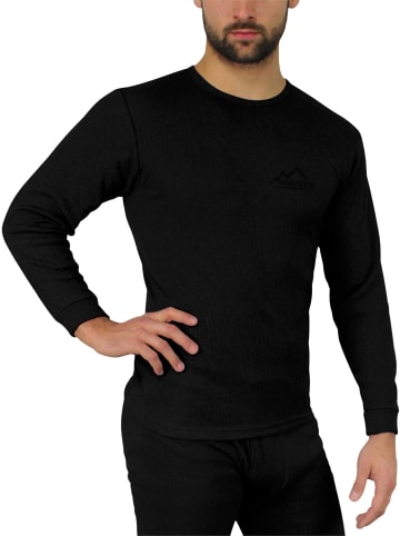 Normani Outdoor Sports Herren Thermo-Unterhemd Kiwalik in Schwarz