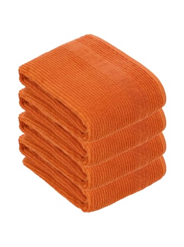 Vossen 4er Pack Badetuch in electric orange