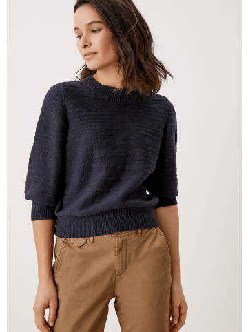 s.Oliver Pullover kurzarm in Blau