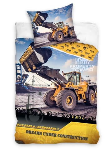 termana Traum&Trend Bettwäsche-Set "Bagger" in Bunt