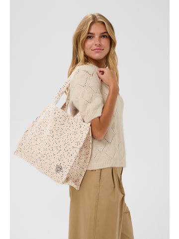SAINT TROPEZ Tasche PansySZ Regular fit in Creme Black Mini Dots