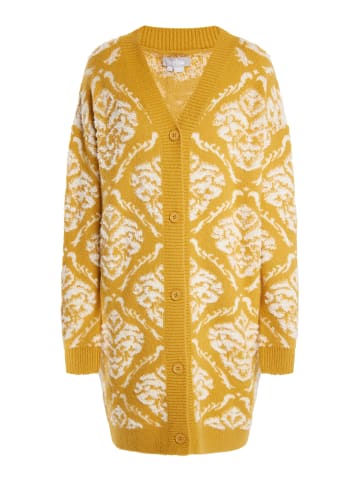 Usha Damen Cardigan in Curry Mehrfarbig
