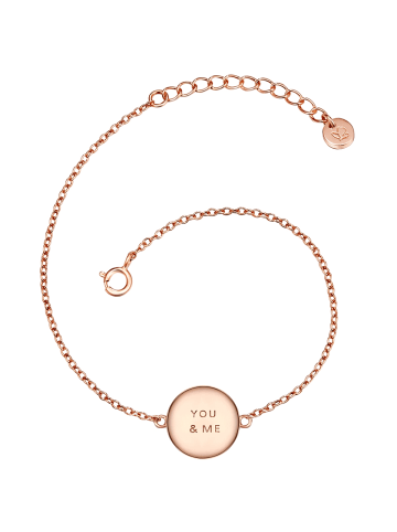 Glanzstücke München Armband You   Me Sterling Silber in roségold