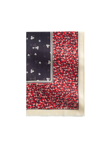Marc O'Polo Schal mit Allover-Print in Dark Blue