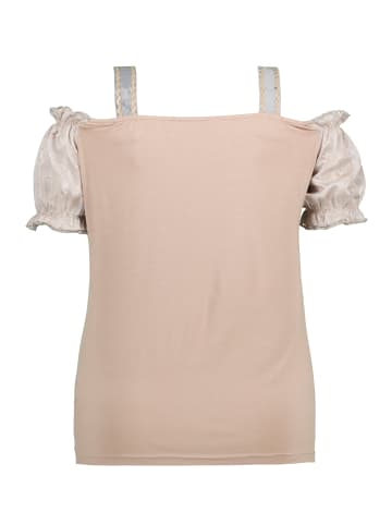 Ulla Popken Trachtenbluse in beige