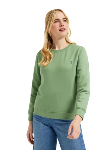 Polo Club Sweatshirt in Grüner Loden