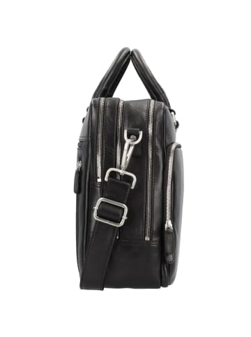 Leonhard Heyden Cambridge Aktentasche Leder 40 cm schwarz