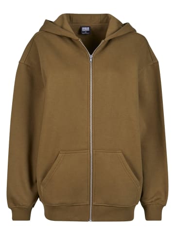 Urban Classics Zip-Kapuzenpullover in summerolive