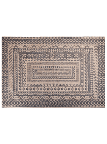 Beliani Kurzflor BAGLAR in Beige/Grau - (W) 160 x (H) 0.7 x (L) 230 cm