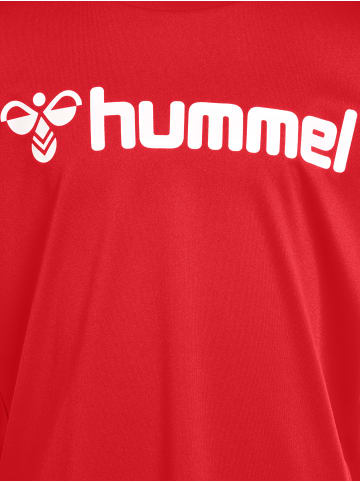 Hummel T-Shirt Hmllogo Kinder in TRUE RED