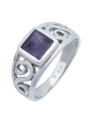 mantraroma 925er Silber - Ringe mit Amethyst