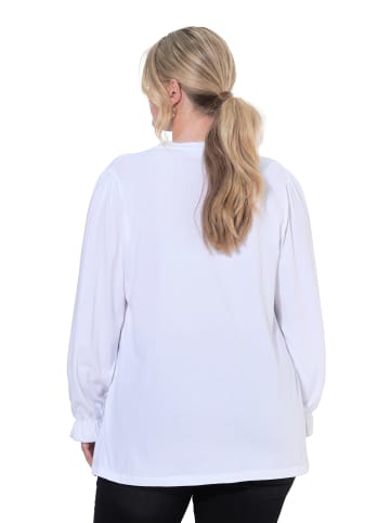 MIAMODA Longshirt in schneeweiß