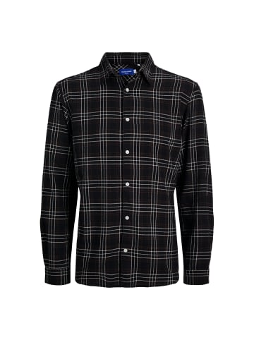 Jack and Jones JORJOSHUA Flannel Check Shirt LS LN in Schwarz