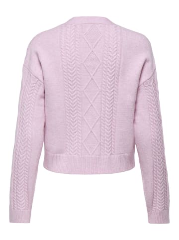 ONLY Strickjacke in Light Pink