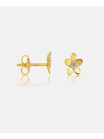 Diamant L'éternel Ohrringe aus 585 Gelbgold