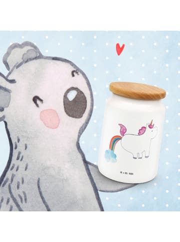 Mr. & Mrs. Panda Keksdose Einhorn Pupsen ohne Spruch in Weiß