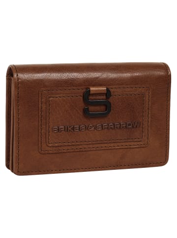 SPIKES & SPARROW Geldbörse WALLET RFID in cognac