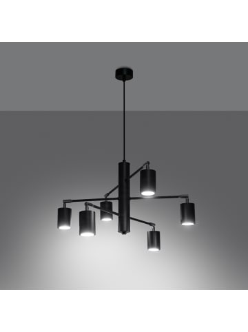 Nice Lamps Kronleuchter VIRTA 6 schwarz H 125