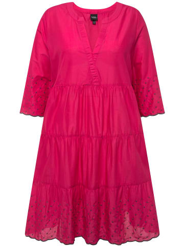 Ulla Popken Midikleid in magentapink