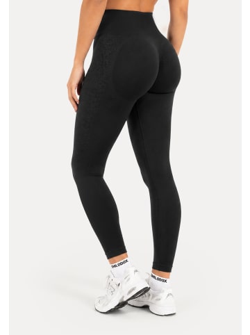 SMILODOX Leggings Timea Scrunch in Schwarz