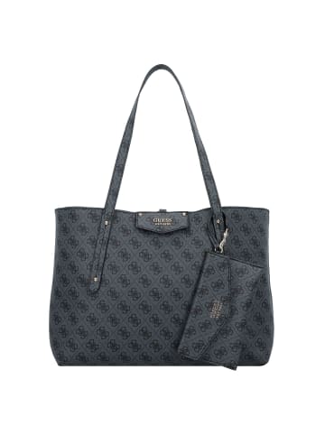 Guess Eco Brenton Shopper Tasche 36 cm in coal logo