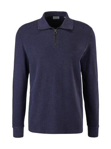 S.OLIVER RED LABEL Langarmshirt in Blau