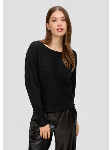 QS Strickpullover in 9999_schwarz