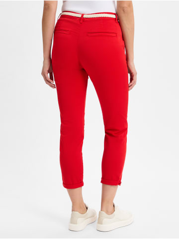 s.Oliver Stoffhose Chino in rot