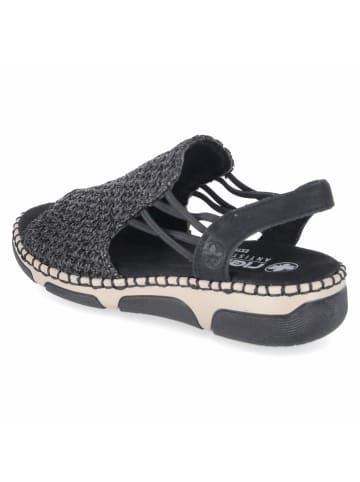rieker Sandalette in schwarz