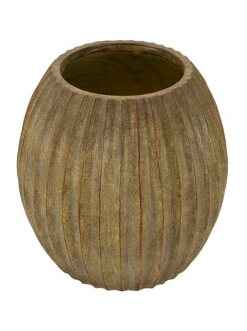 Mauro Ferretti Schmutziggrüne Magnesiumvase, ø 32 x 32,5 cm