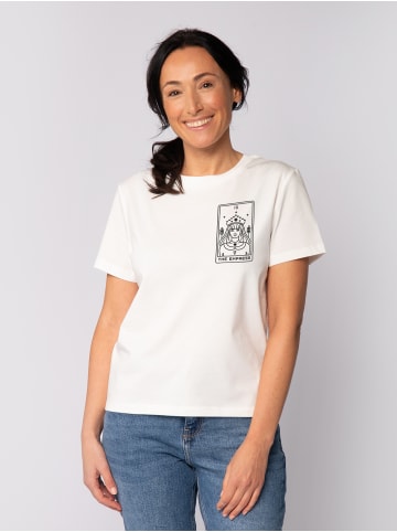 wat? Apparel T-Shirt Tarot The Empress in Off White