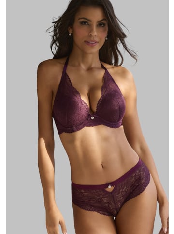 nuance Neckholder-BH in aubergine