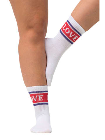 Ulla Popken Socken in schneeweiß