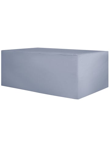 Beliani Regenschutzhülle CHUVA in Grau - (W) 255 x (H) 70 x (L) 180 cm