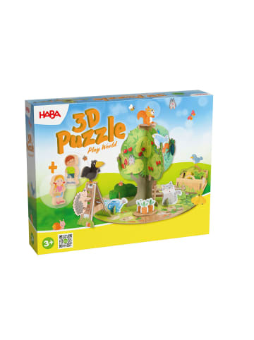 Haba Steckpuzzle 3D Puzzle Obstgarten in mehrfarbig