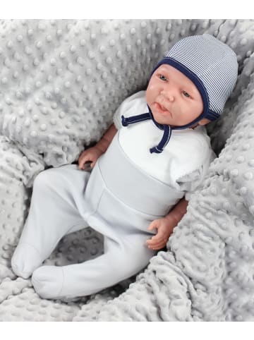 TupTam Unisex Baby Erstlingsmütze zum Binden 2er Pack in dunkelblau