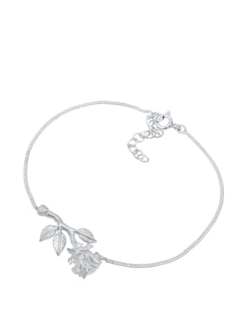 Elli Armband 925 Sterling Silber Blume, Rose in Silber