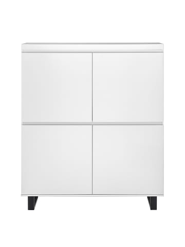 home24 Highboard Burgetts in Weiß