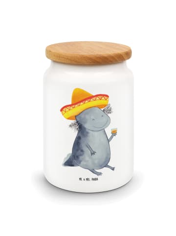 Mr. & Mrs. Panda Vorratsglas Axolotl Tequila ohne Spruch in Weiß