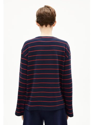 armedangels Marynaa Langarmshirt in marine rot