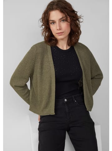 QS Strickjacke in 7854_tannengrün