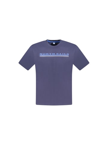 North Sails Blaues Baumwoll-T-Shirt