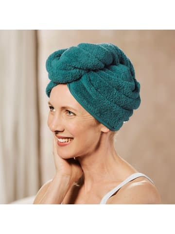 Erwin Müller Frottier Turban 2er-Pack in petrol
