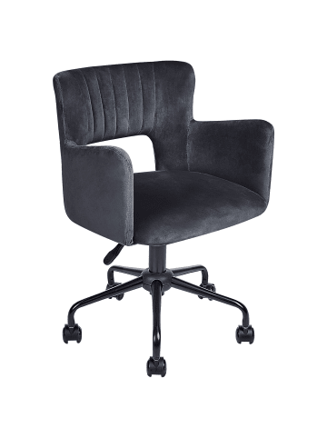 Beliani Bürostuhl SANILAC II in Schwarz - (W) 62 x (H) 71 x (L) 62 cm
