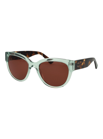 Pepe Jeans Frauen Sonnenbrille Katzenauge Grün