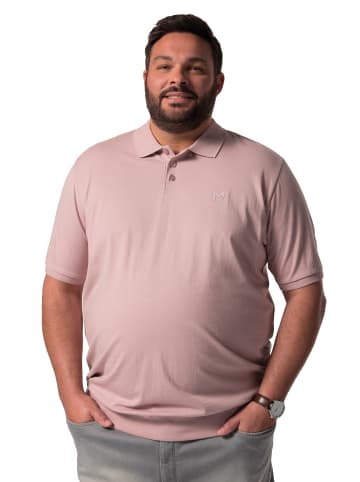 Men Plus Poloshirt in hell mauve