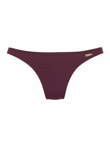 LASCANA Bikini-Hose in bordeaux